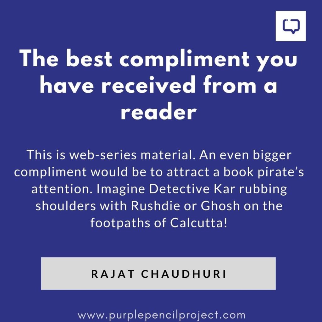 best compliment rajat has received from a reader 