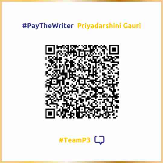 pay the writer for priyadarshini gauri